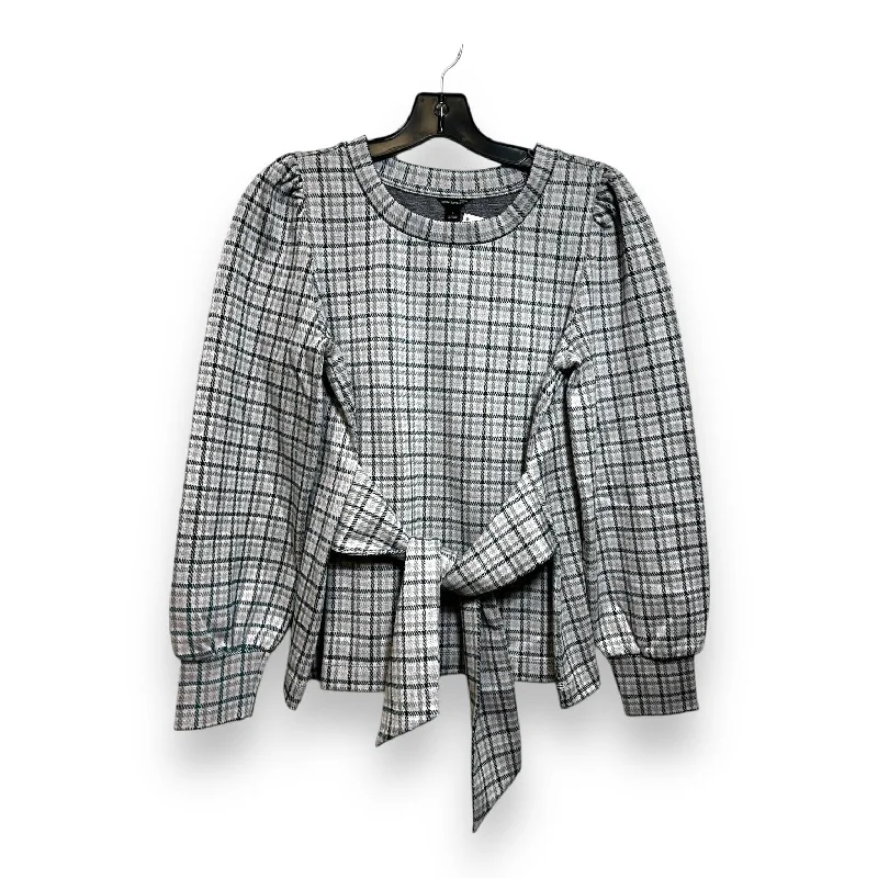 women's tops for those who want to stay warm and stylish during colder weatherTop Long Sleeve By Ann Taylor In Plaid Pattern, Size: S