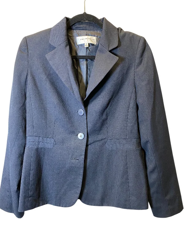 women's coats with velvet finishesBlazer By Jones New York In Blue, Size: S