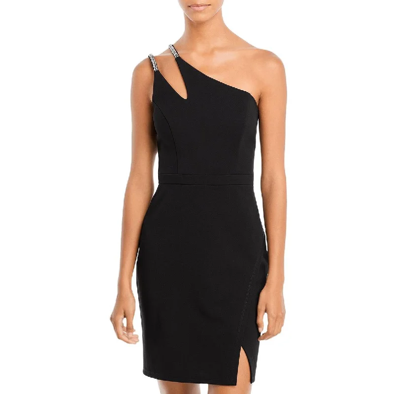 women's petite dressesAqua Womens Panel Mini Cocktail and Party Dress