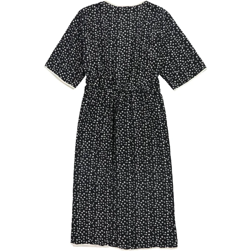 women's versatile dressesFox & Royal Womens Contrast Trim Midi Wrap Dress