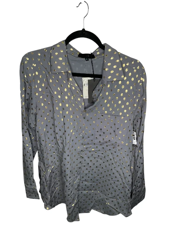 women's tops for those who appreciate subtle and muted tonesTop Long Sleeve By Anthropologie In Grey, Size: S