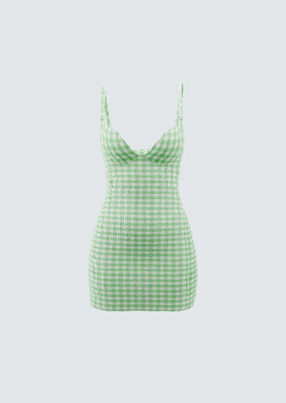 women's petite dressesDori Green Mini Dress