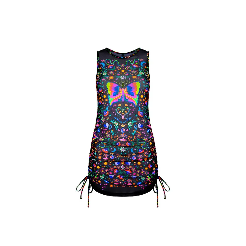 women's beach dressesKulani Kinis Summer Mesh Mini Dress-Midnight Drive