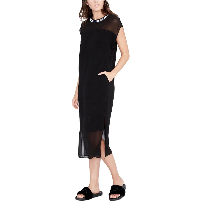 Trumpet DressRachel Roy Womens Ribbed Trim Midi Dress