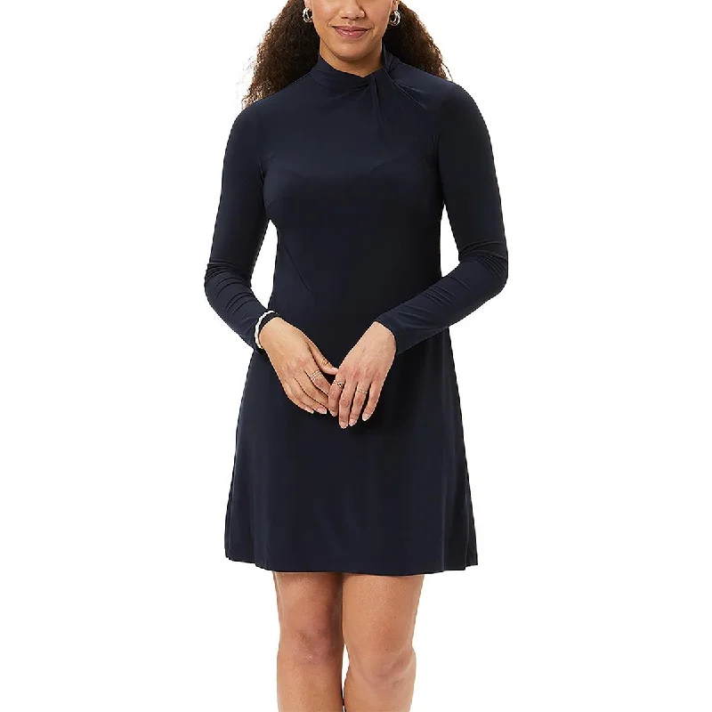 women's club dressesTommy Hilfiger Womens Fit & Flare Mini Wear To Work Dress