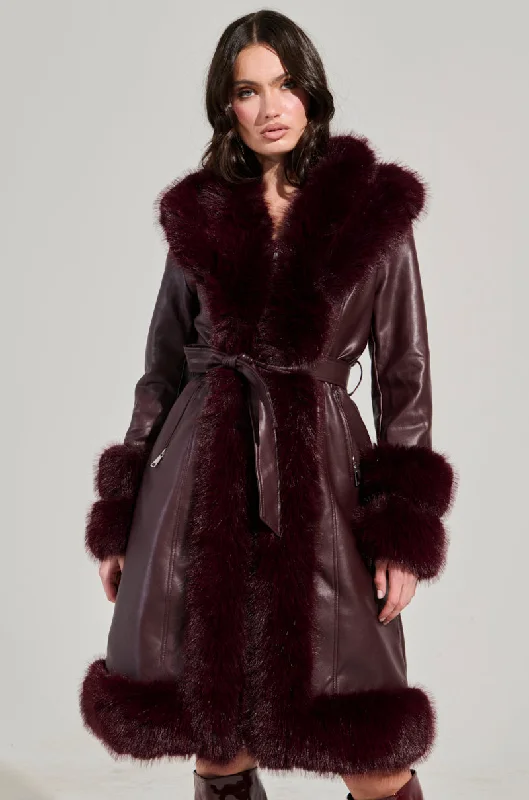 peacoats for womenYUKON 2.0 FUR TRIM COAT