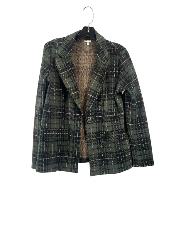 women's coats for smart casual looksBlazer By Self Esteem In Plaid Pattern, Size: Xs