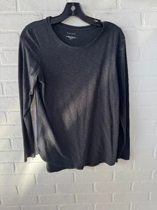 women's tops for those who want to wear pieces that are both comfortable and stylishTop Long Sleeve Basic By Tahari By Arthur Levine In Black, Size: S