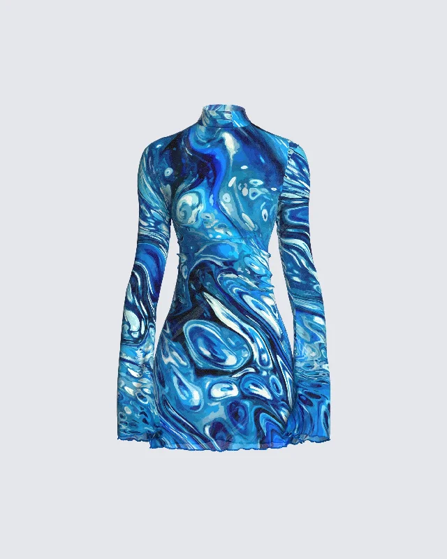 women's empire waist dressesDakota Abstract Print Mini Dress