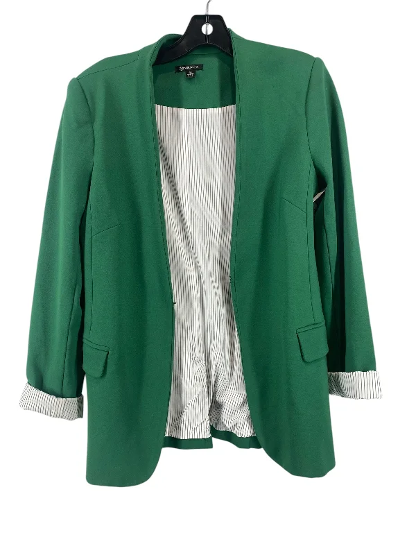 women's coats with belted waistsBlazer By Versona In Green, Size: S