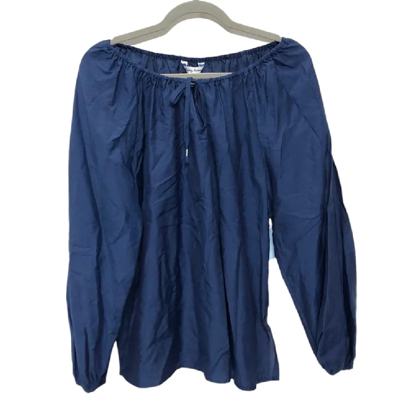 women's tops for those who want to create stylish and put-together outfits without spending a fortuneTop Long Sleeve By Tommy Bahama In Navy, Size: S