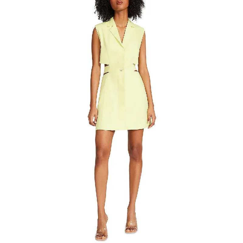 Bell-Sleeve DressSteve Madden Womens Evan Linen Mini Shirtdress