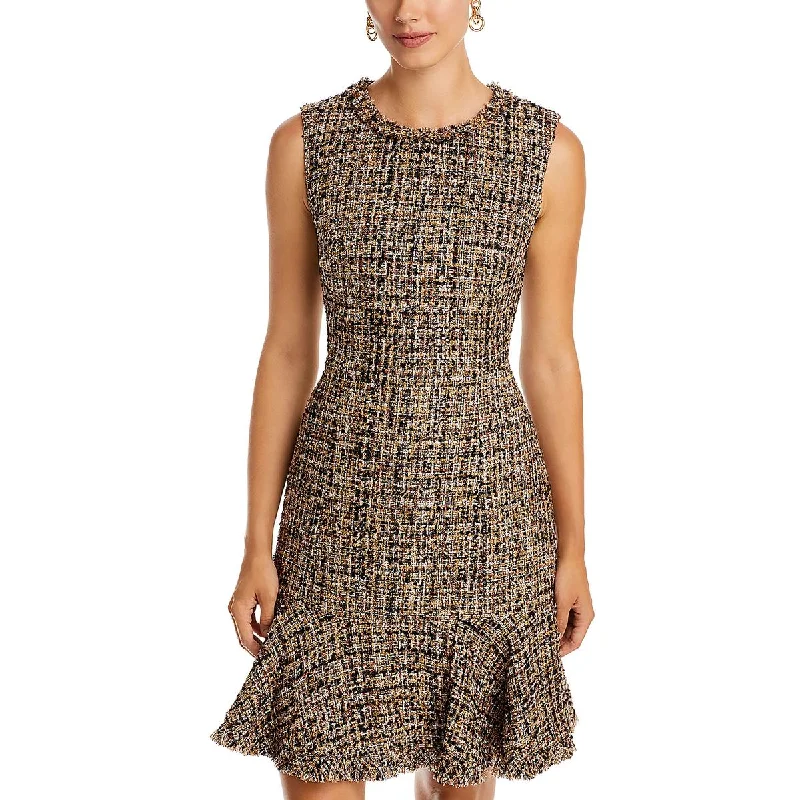 Tall Women DressKobi Halperin Womens Tweed Mini Sheath Dress