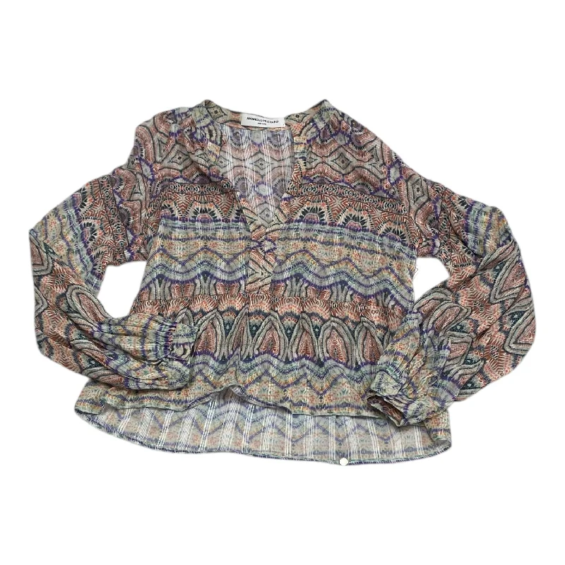 women's tops for those who want to invest in timeless piecesTop Long Sleeve By Amanda Uprichard In Multi-colored, Size: S