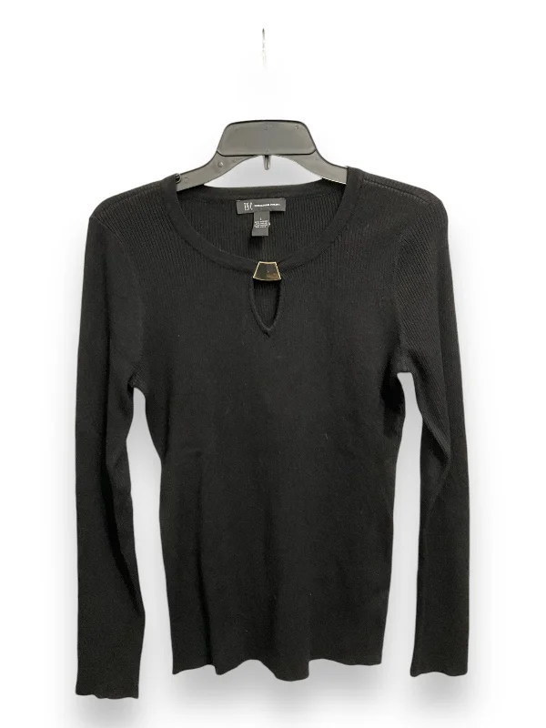 trendy women's topsTop Long Sleeve By Inc In Black, Size: L