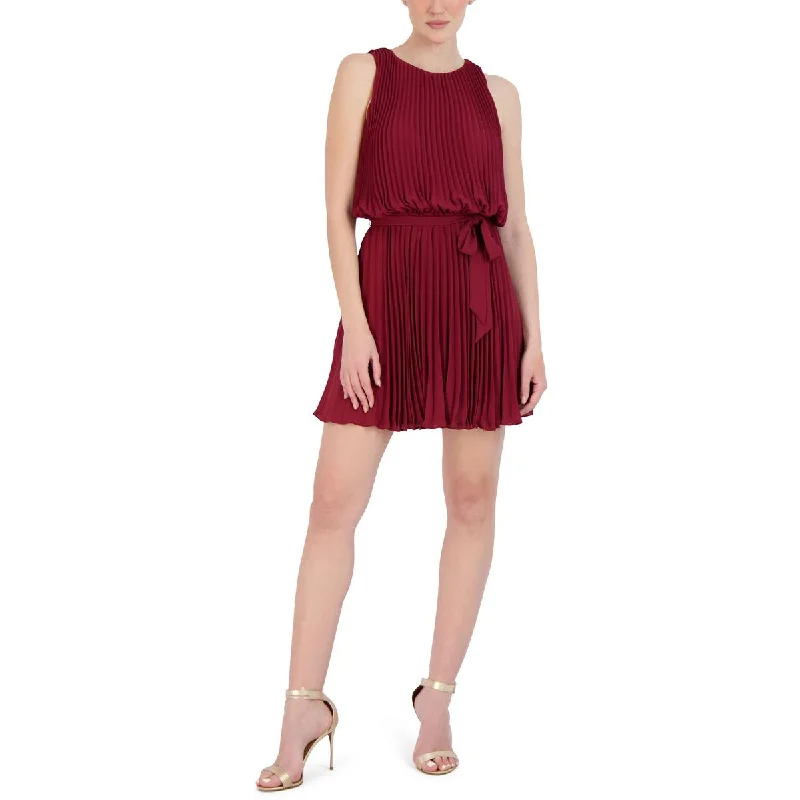 women's limited-edition dressesBCBGMAXAZRIA Womens Pleated Mini Cocktail And Party Dress