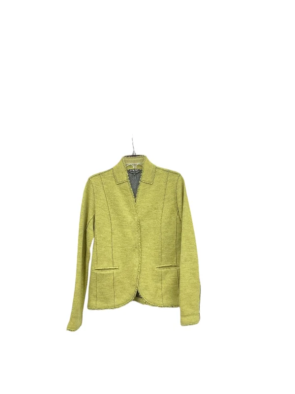 women's coats in bold colorsBlazer By Eileen Fisher In Green, Size: M