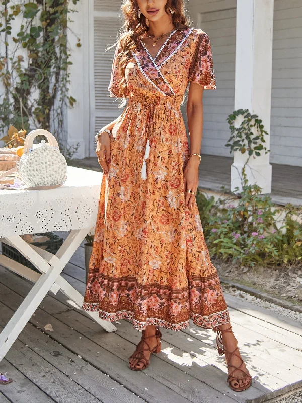 Leather DressMatilda Floral Maxi Dress