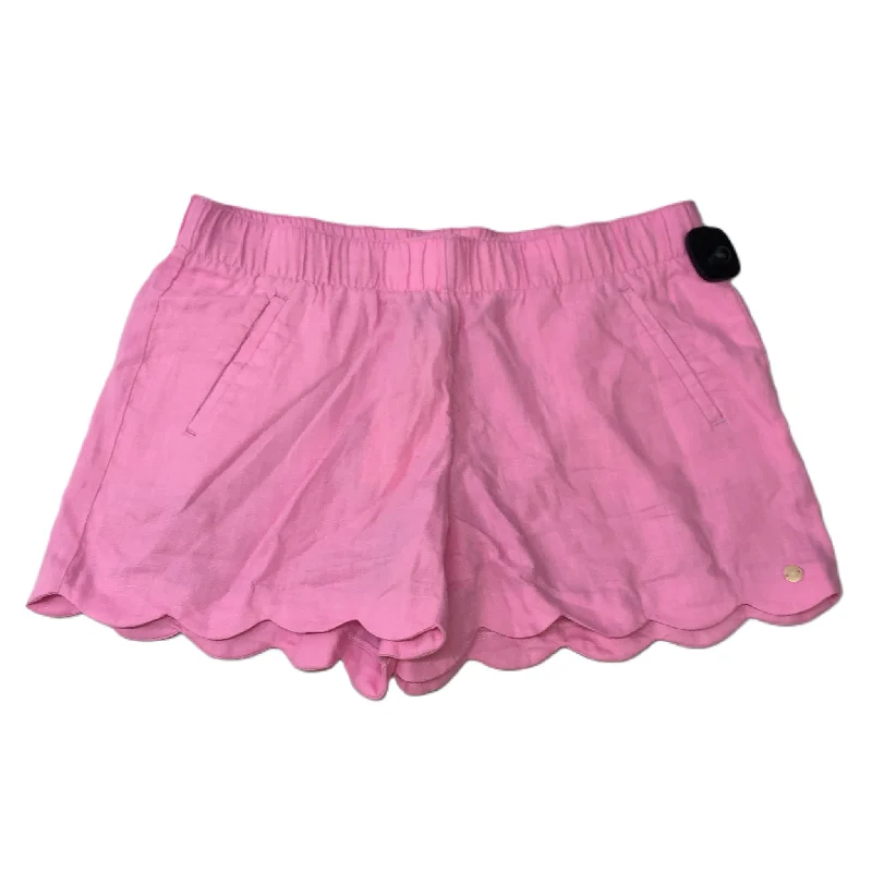 women's corduroy shortsPink  Shorts Designer By Lilly Pulitzer  Size: L