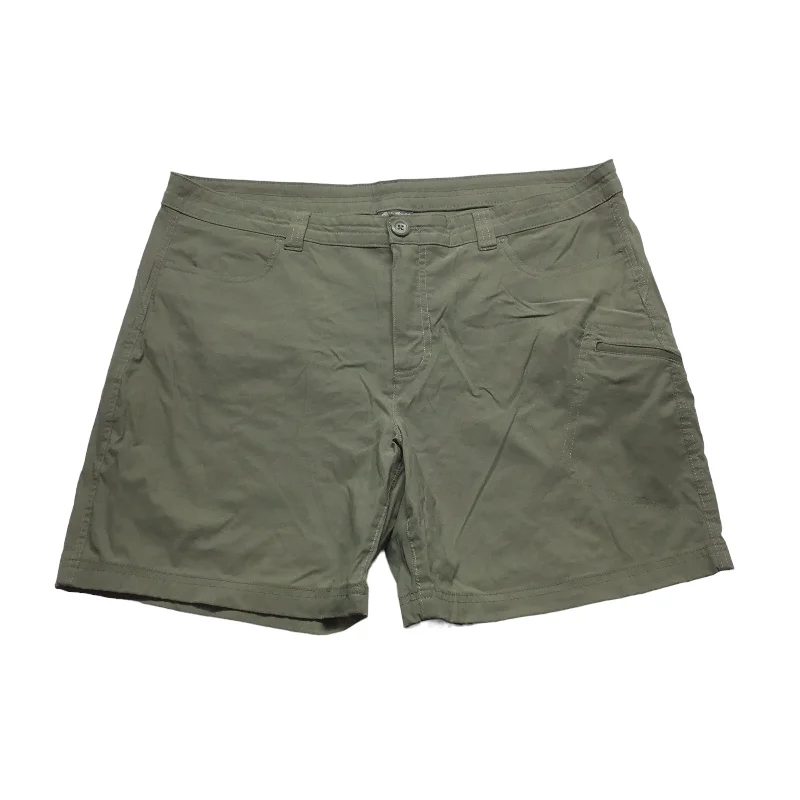 women's low-slung shortsGreen Shorts Eddie Bauer, Size 18