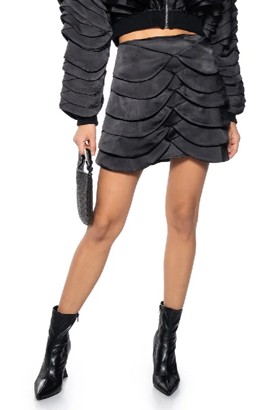 SUPERNOVA PLEATED MINI SKIRT