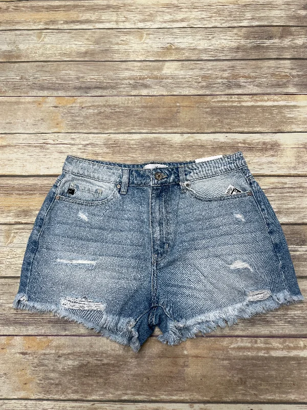 women's casual shortsBlue Denim Shorts Kancan, Size Xl