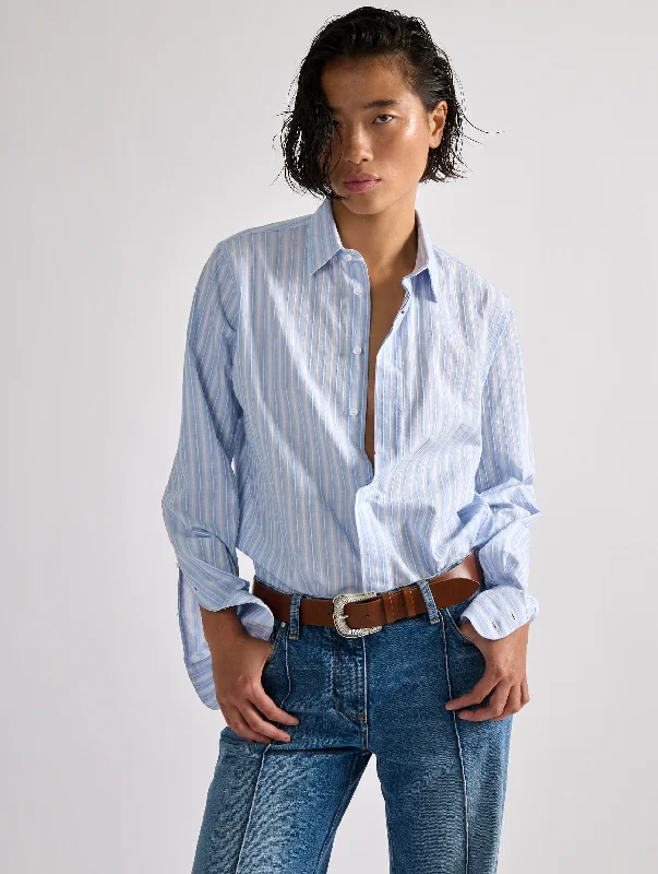 women's tops for those who want to add a touch of elegance and sophistication to their everyday wearOxford stripe shirt