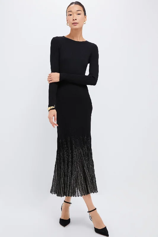 Nursing DressBlack Shimmer Maxi Dress