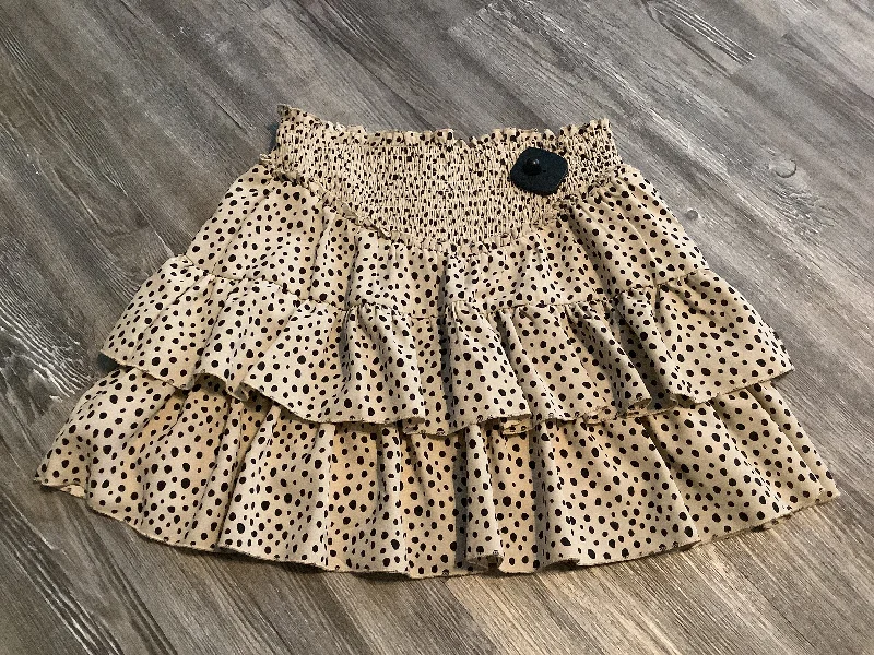 women's polyester tiered skirts for partiesAnimal Print Skirt Mini & Short Alya, Size S