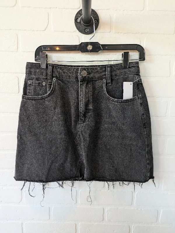 women's pencil pleat skirtsBlack Denim Skirt Mini & Short Bdg, Size 8