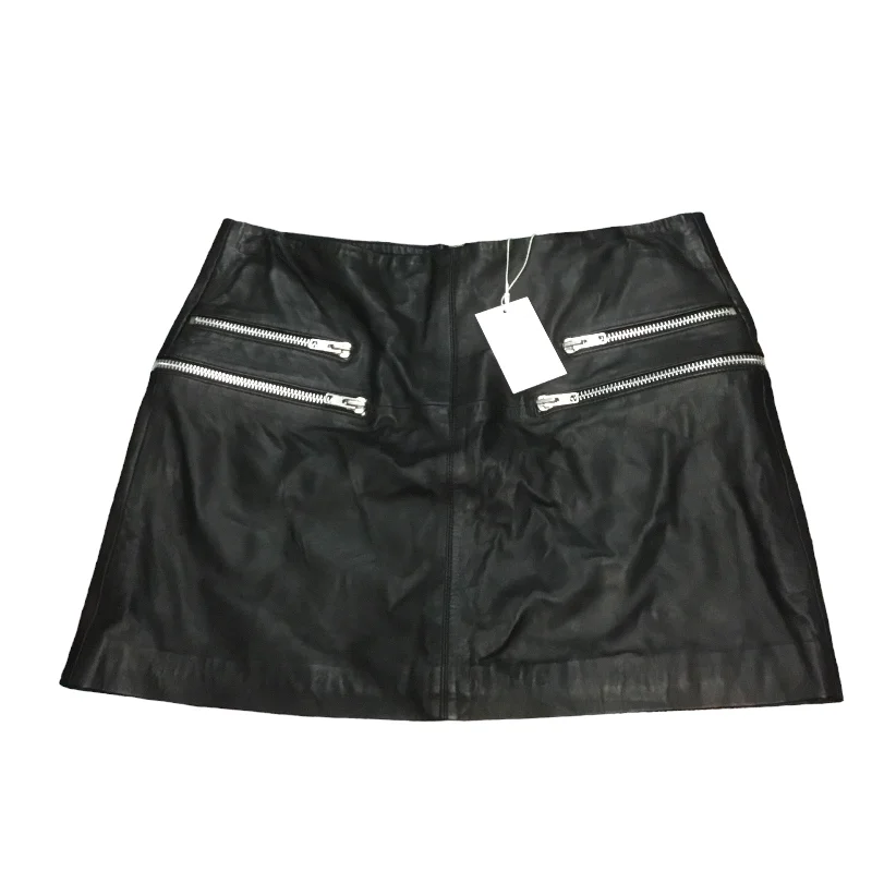 women's elastic-waisted skirts for pregnancyBlack Skirt Mini & Short Walter Baker, Size L