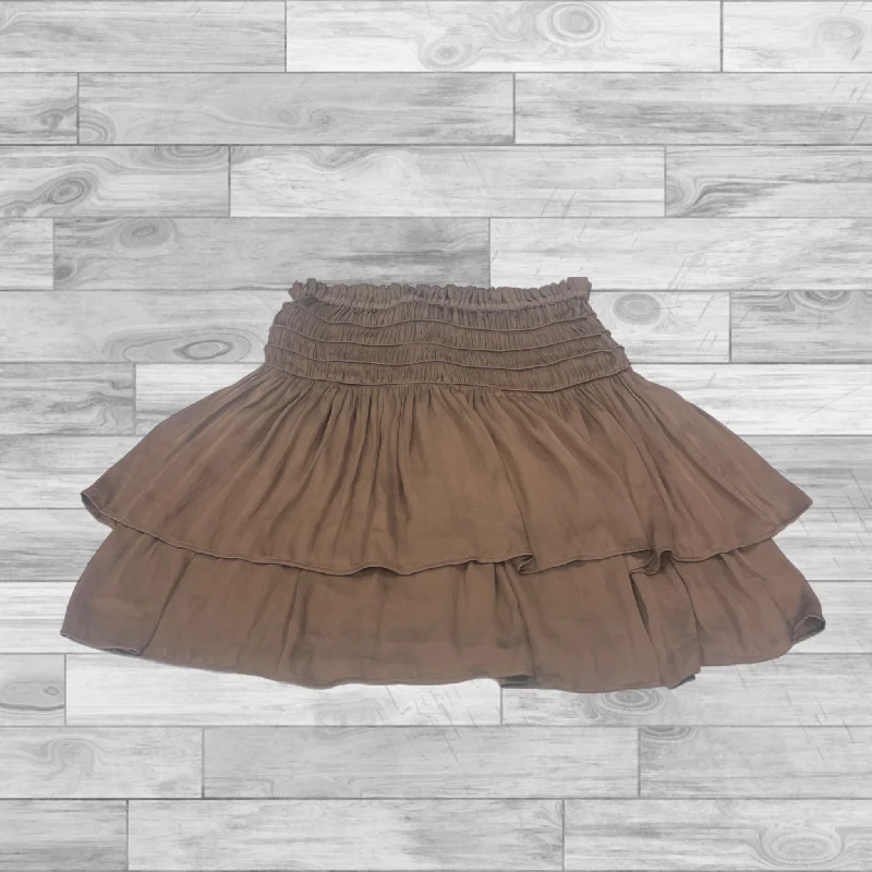 women's skater skirtsBrown Skirt Mini & Short Current Air, Size M