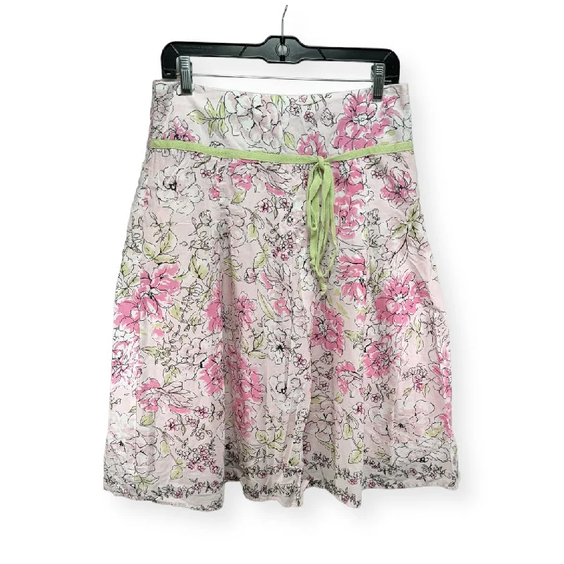 women's denim midi skirtsFloral Skirt Midi Miss Me, Size L