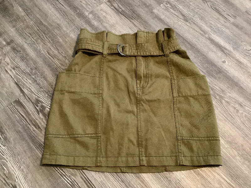 women's cool work skirtsGreen Skirt Mini & Short Wild Fable, Size S