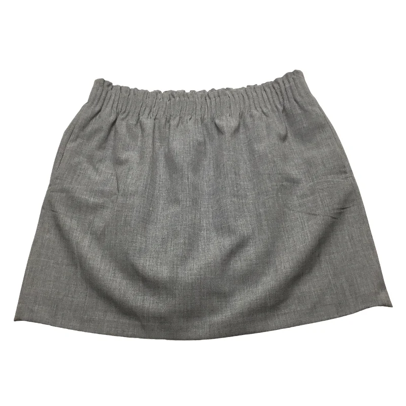 women's woven A-line skirts for summerGrey Skirt Mini & Short J. Crew, Size 12