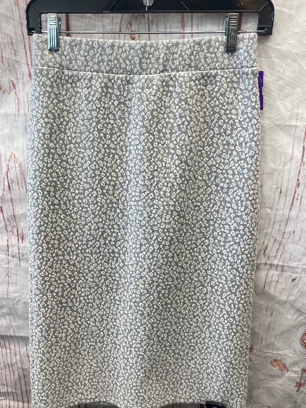 women's casual high-slit skirtsLeopard Print Skirt Midi Loft, Size Xs