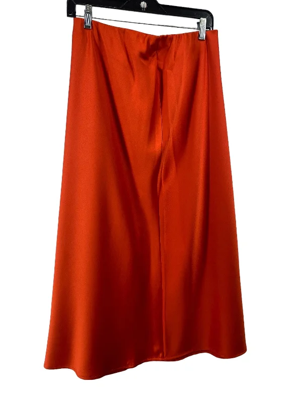 women's figure-flattering business skirtsOrange Skirt Maxi A New Day, Size M