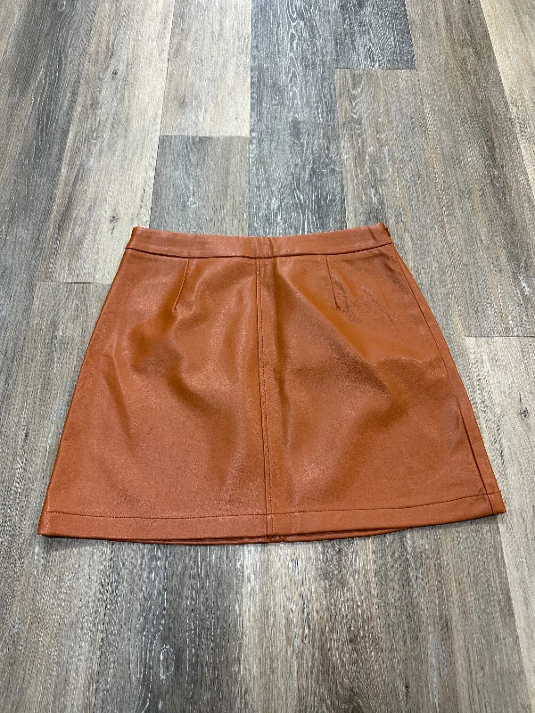 women's knitted skirtsOrange Skirt Mini & Short French Connection, Size 8