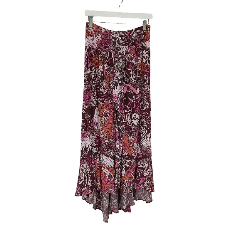 women's work skirtsPink Skirt Maxi Rachel Zoe, Size L