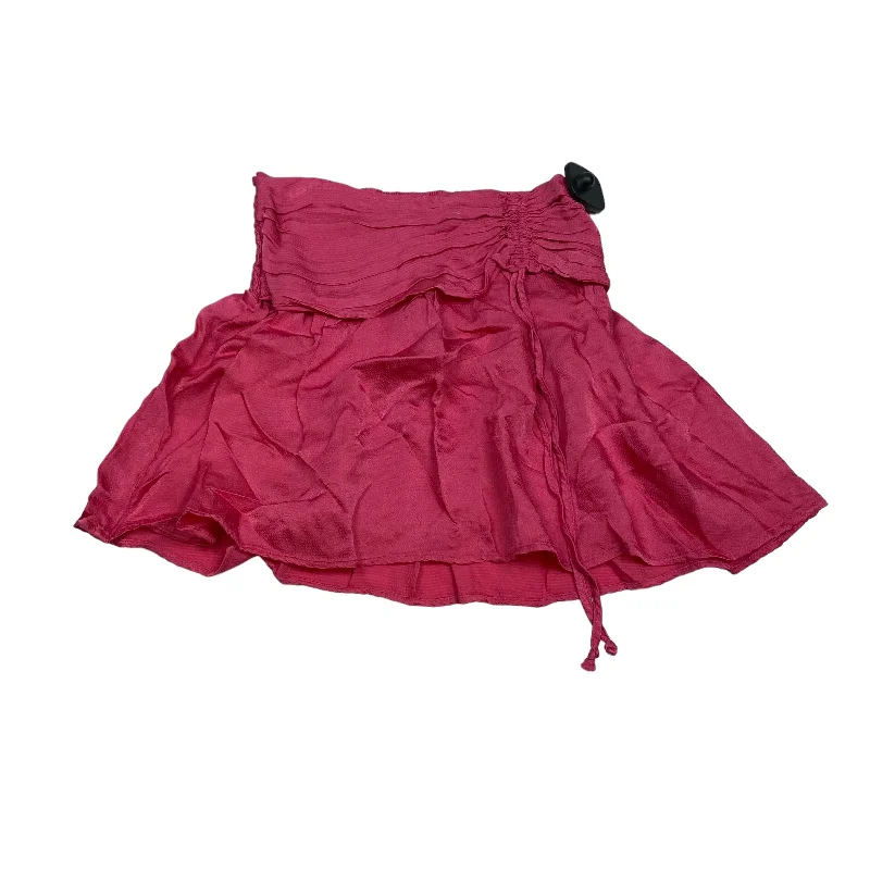 women's formal tiered skirtsPink Skirt Mini & Short Aerie, Size Xxs