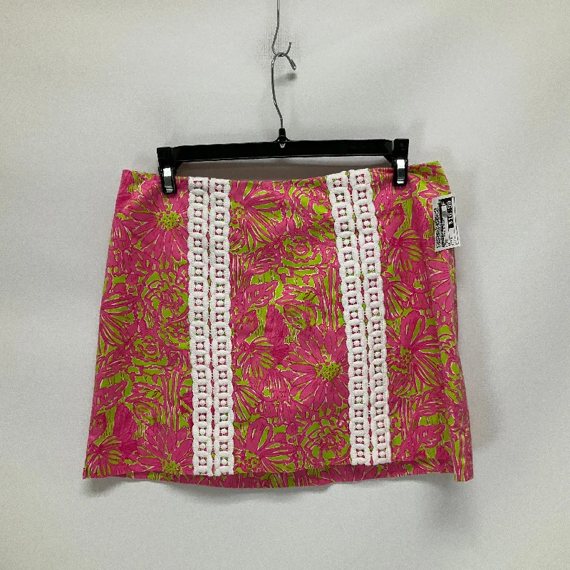 women's work skirtsPink Skirt Mini & Short Lilly Pulitzer, Size 2