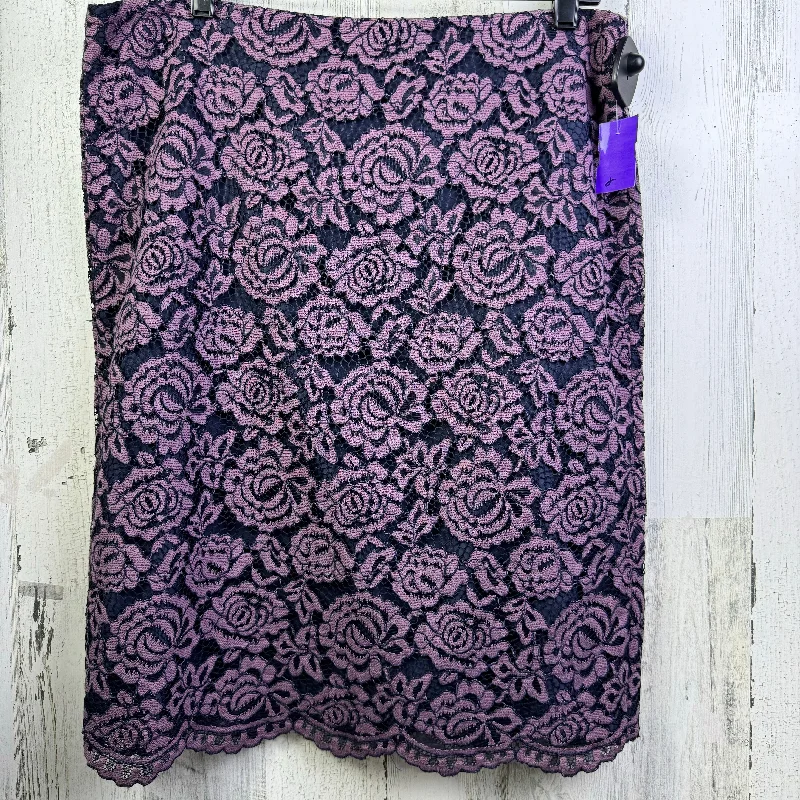 women's pleated skirtsPurple Skirt Mini & Short Ann Taylor, Size 12