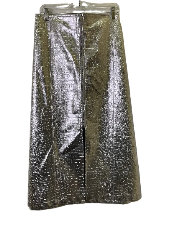 women's tulip skirtsSilver Skirt Maxi By Eloquii, Size: 26