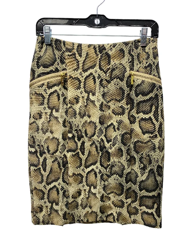 women's fall maxi skirtsSnakeskin Print Skirt Mini & Short Michael By Michael Kors, Size 4