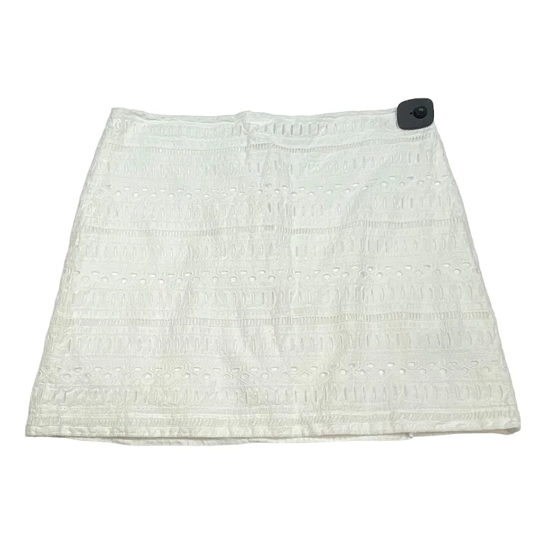 women's chiffon skirtsWhite Skirt Mini & Short Gap, Size L