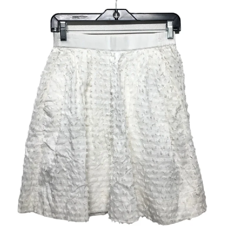 women's midi skirtsWhite Skirt Mini & Short J. Crew, Size 0