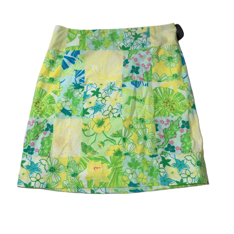 women's polyester skirtsYellow  Skirt Designer By Lilly Pulitzer  Size: Xs