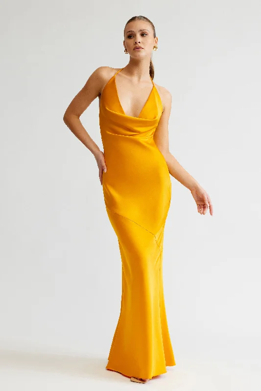 women's made-to-order dressesFreya Dress - Saffron