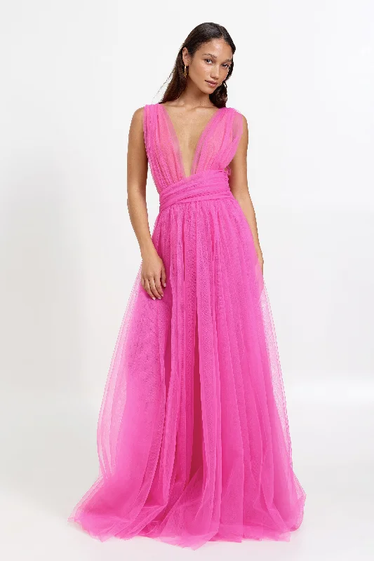 Crepe DressKarmina Dress - Pink