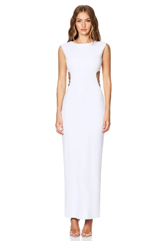 women's shift dressesNookie Mila Gown - White